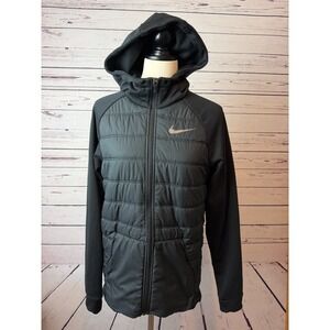 Nike Winterized Therma Training Hoodie Jacket Coat CJ5169‎ Small Puffer Quilted